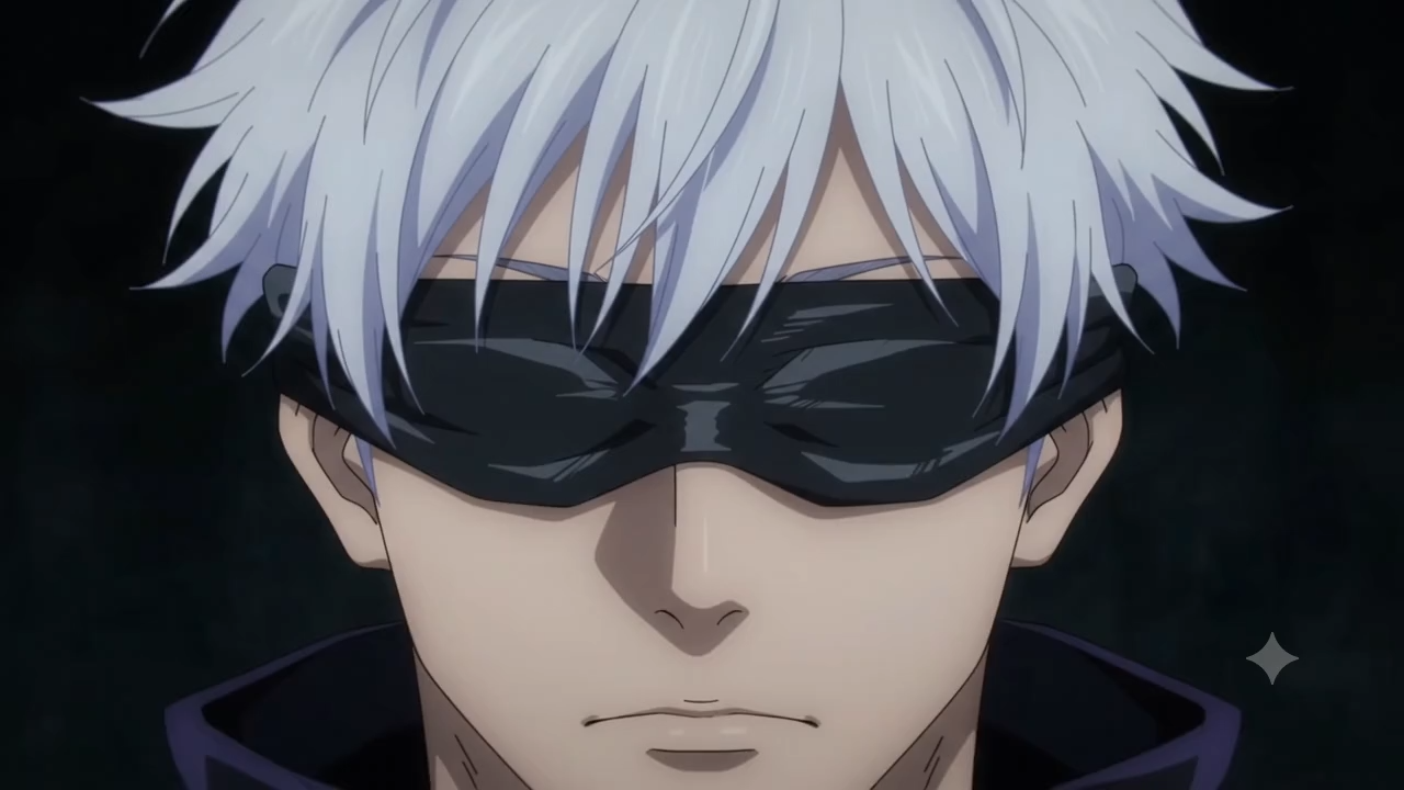 Gojo — eyes closed